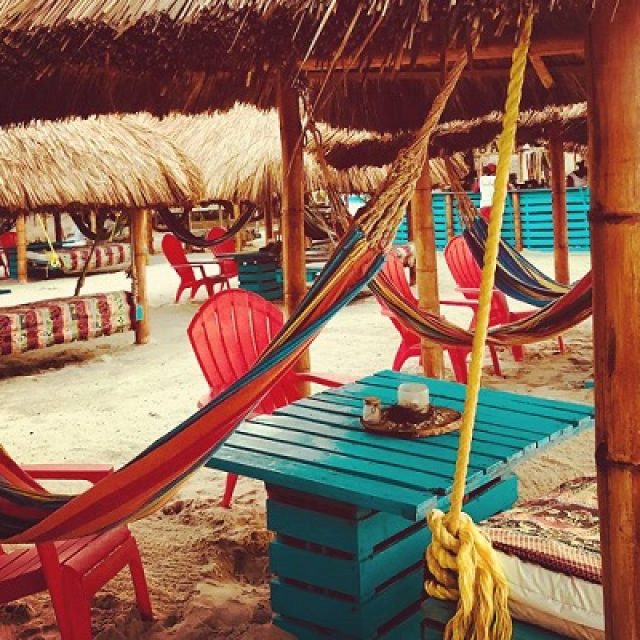 Beach clubs in Cartagena